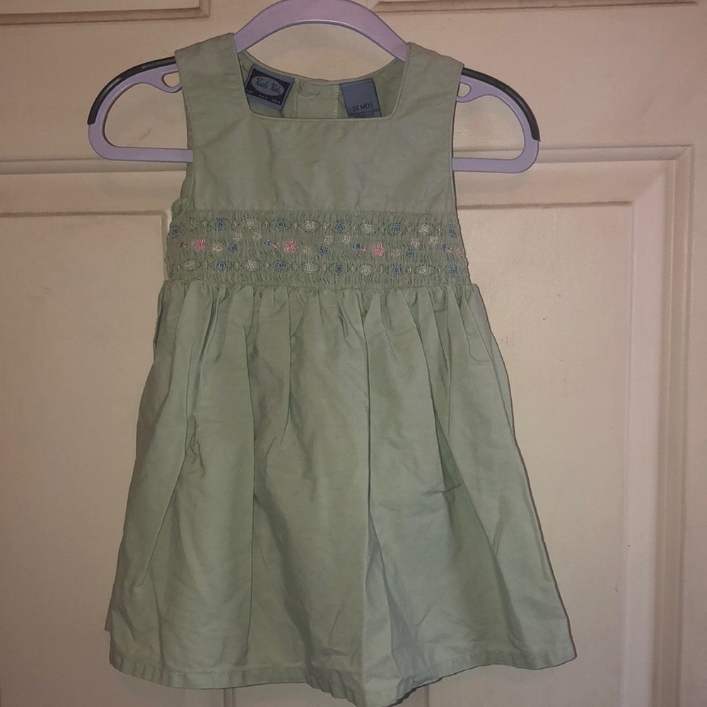 Koala Kids smocked dress and bloomers 24mo